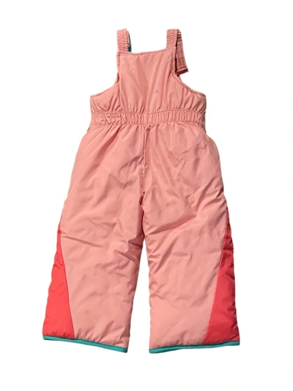 2T Snowpants Pink Bibs Overalls London Fog Girls Winter Snow Pants Size 2